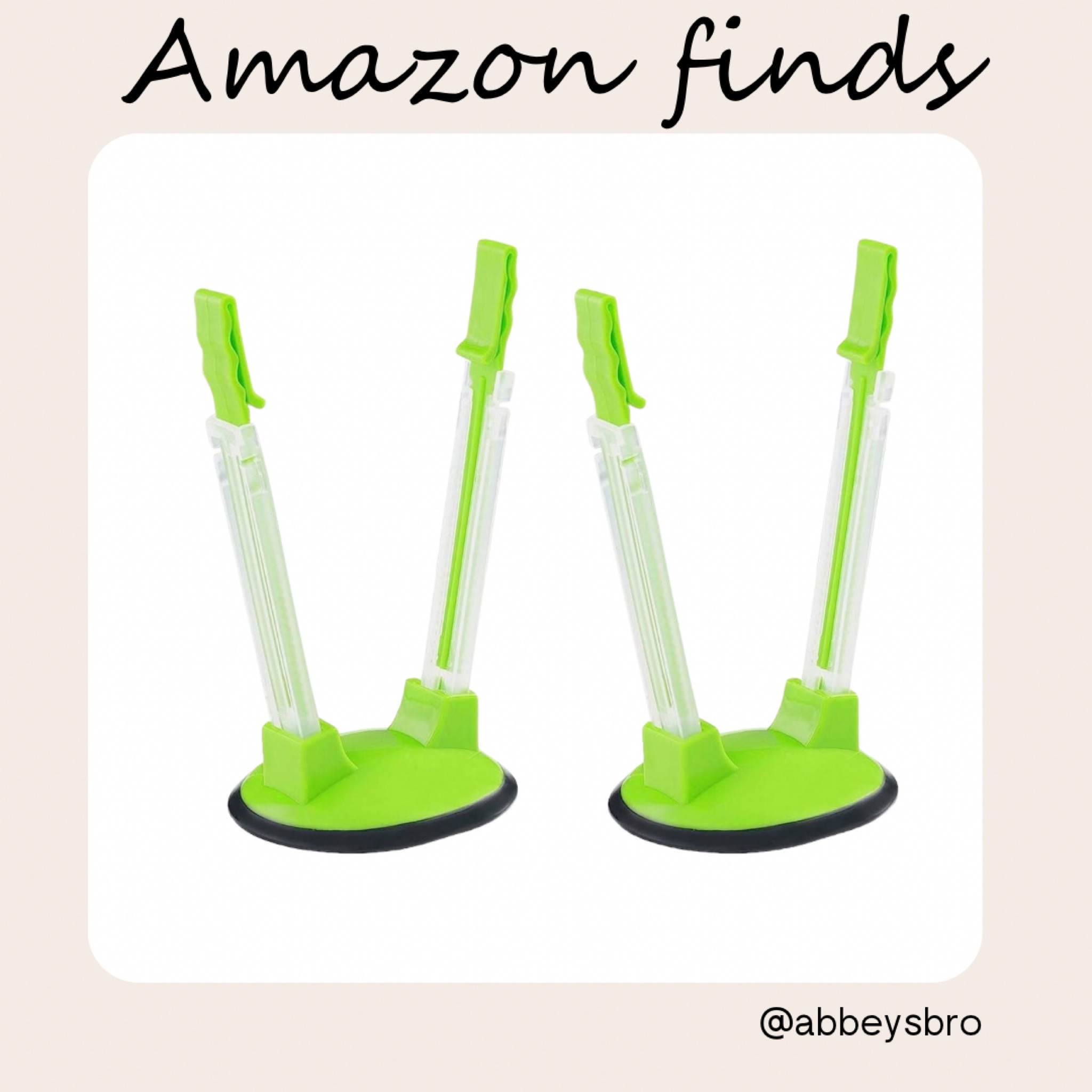 These bag holders come in handy when working in the kitchen by yourself. 

#LTKGiftGuide #LTKhome #LTKfindsunder50