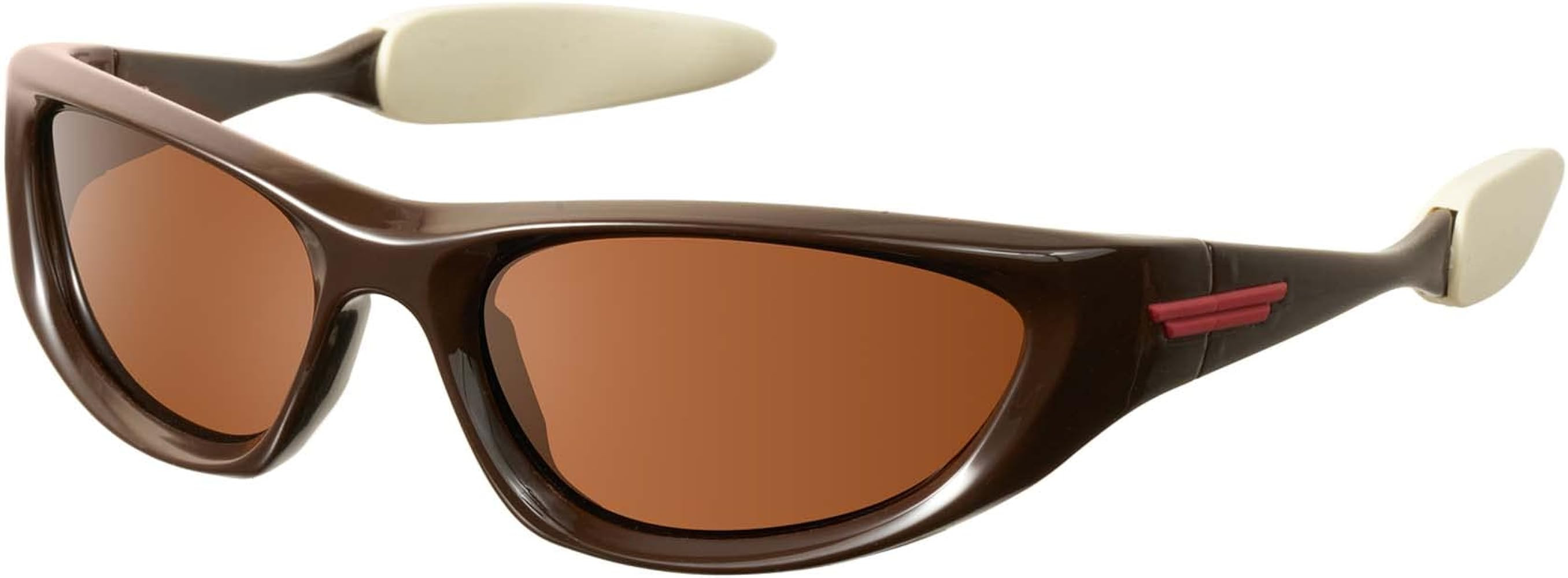 mosanana Wrap Round Y2K Sunglasses for Women and Men Model Freak | Amazon (US)