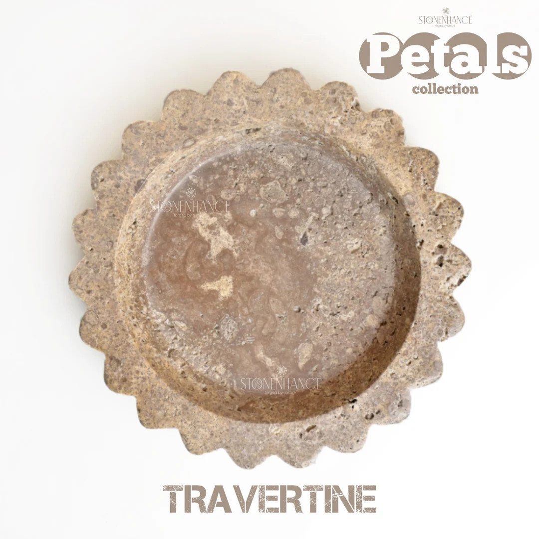 Travertine Round Tray, Marble Tray, Stone Trays, Vanity Tray, Decorative Tray, Jewelry Tray, Ring... | Etsy (CAD)