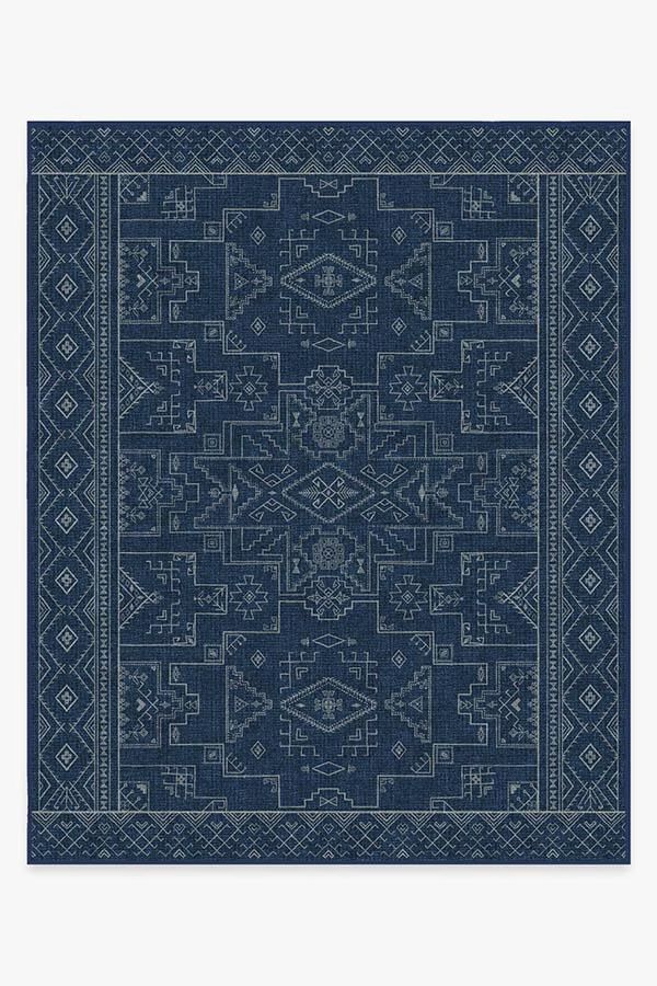 Leelu Navy Blue Rug | Ruggable