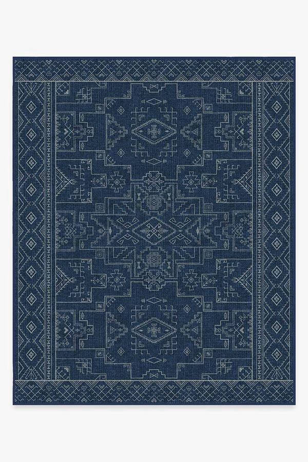 Leelu Navy Blue Rug | Ruggable