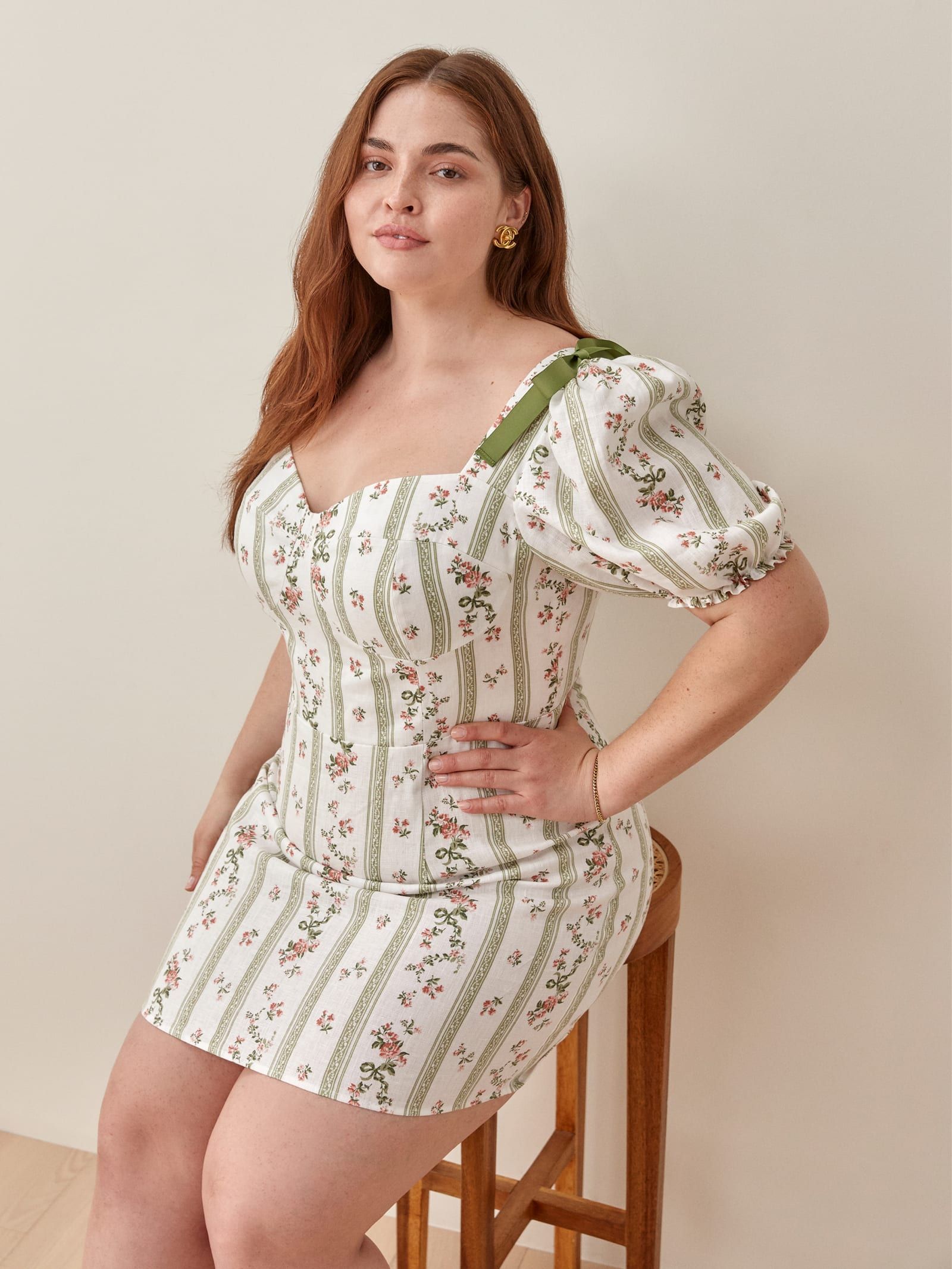 Spring Linen Dress Es | Reformation (US & AU)