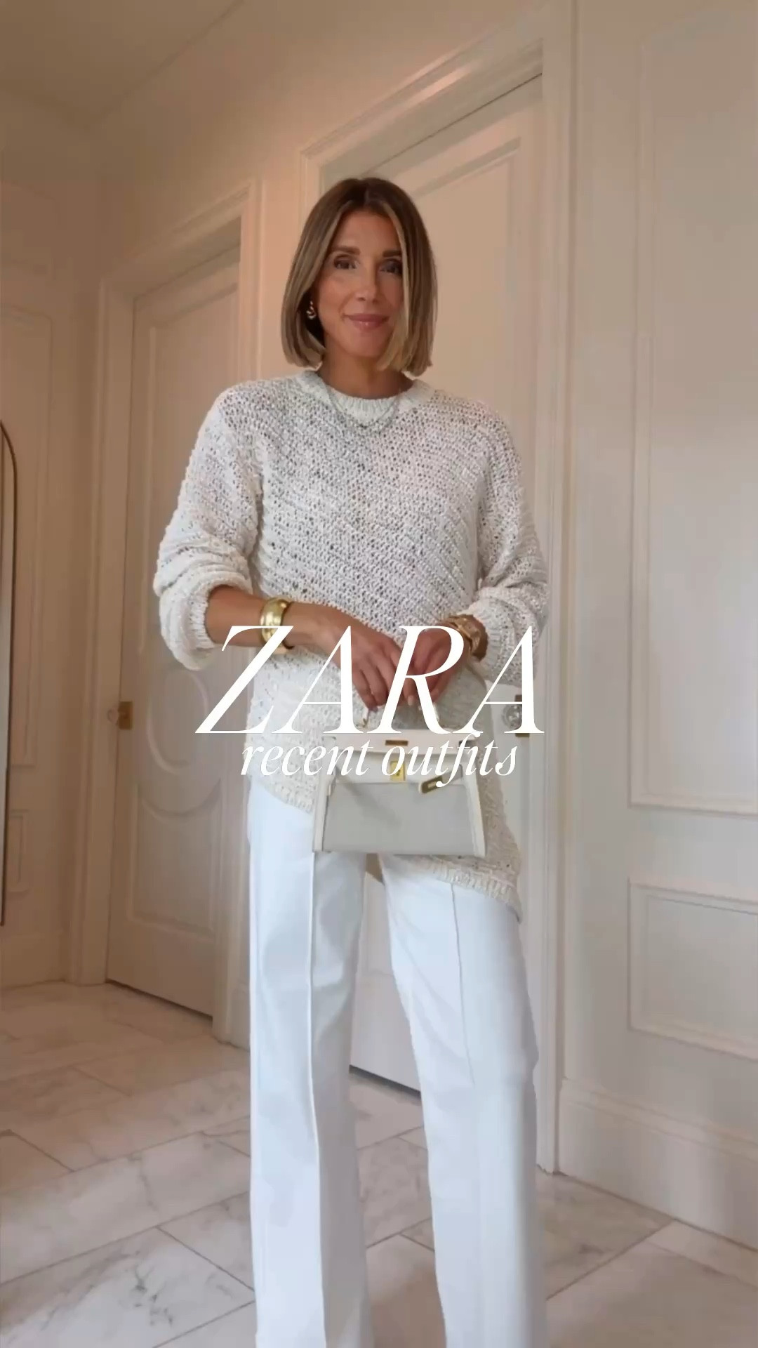 New arrivals at Zara. I'm wearing size small in top and size 2/25 in bottoms 