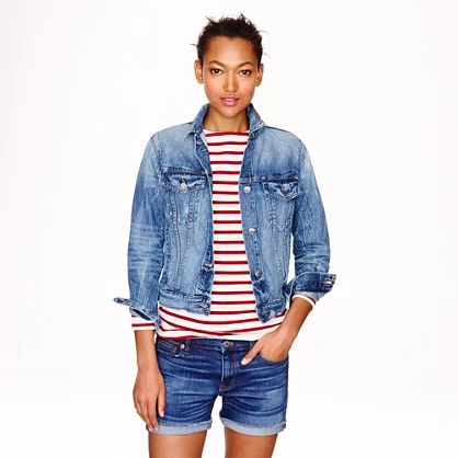 Vintage denim jacket in Melrose wash | J.Crew US