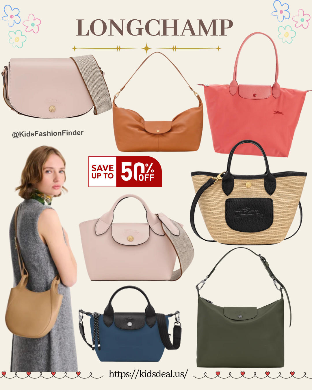 👜✨ Longchamp Summer Sale is HERE! 🇫🇷💛

Known for its timeless French style, lightweight design & everyday practicality, Longchamp bags are the perfect blend of fashion and function 😍

✨ Elegant, minimalist designs
✨ Spacious enough for all your daily essentials
✨ Effortlessly elevates any outfit

☀️ Summer Sale Deals:
👜 Bags — 30% OFF
🧢 Hats, belts & accessories — 50% OFF

The perfect time to treat yourself (or grab a gift!) 🎁✨

#Longchamp #LongchampLePliage #FrenchStyle #DesignerBag #SummerSale #LuxuryStyle #MomFinds #EverydayBag #TravelStyle

#LTKmomlife #LTKSaleAlert #LTKTravel