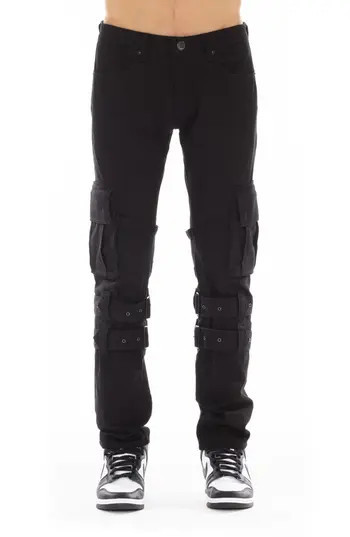 Cult of Individuality Cotton Cargo Jeans in Black at Nordstrom Rack, Size 38 | Nordstrom Rack