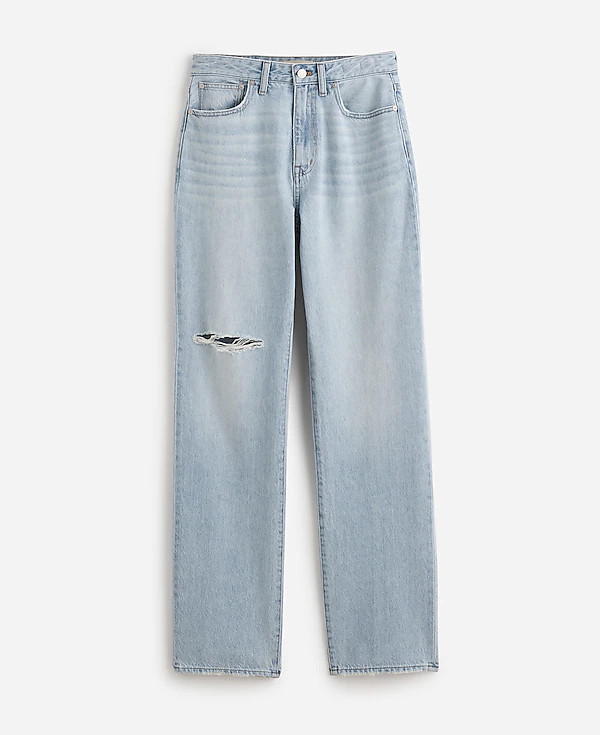 The Curvy '90s Straight Jean in Semmes Wash: Ripped Edition | Madewell | Madewell