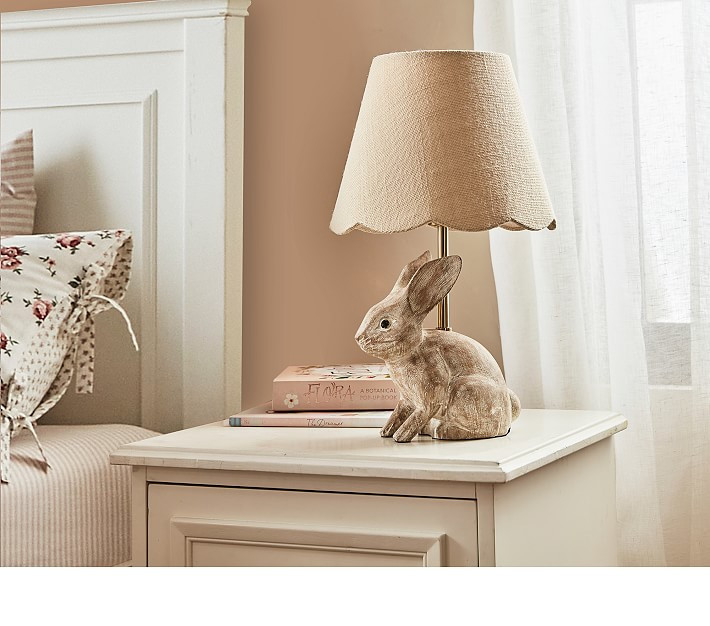 Emily & Meritt Bunny Table Lamp | Pottery Barn Kids