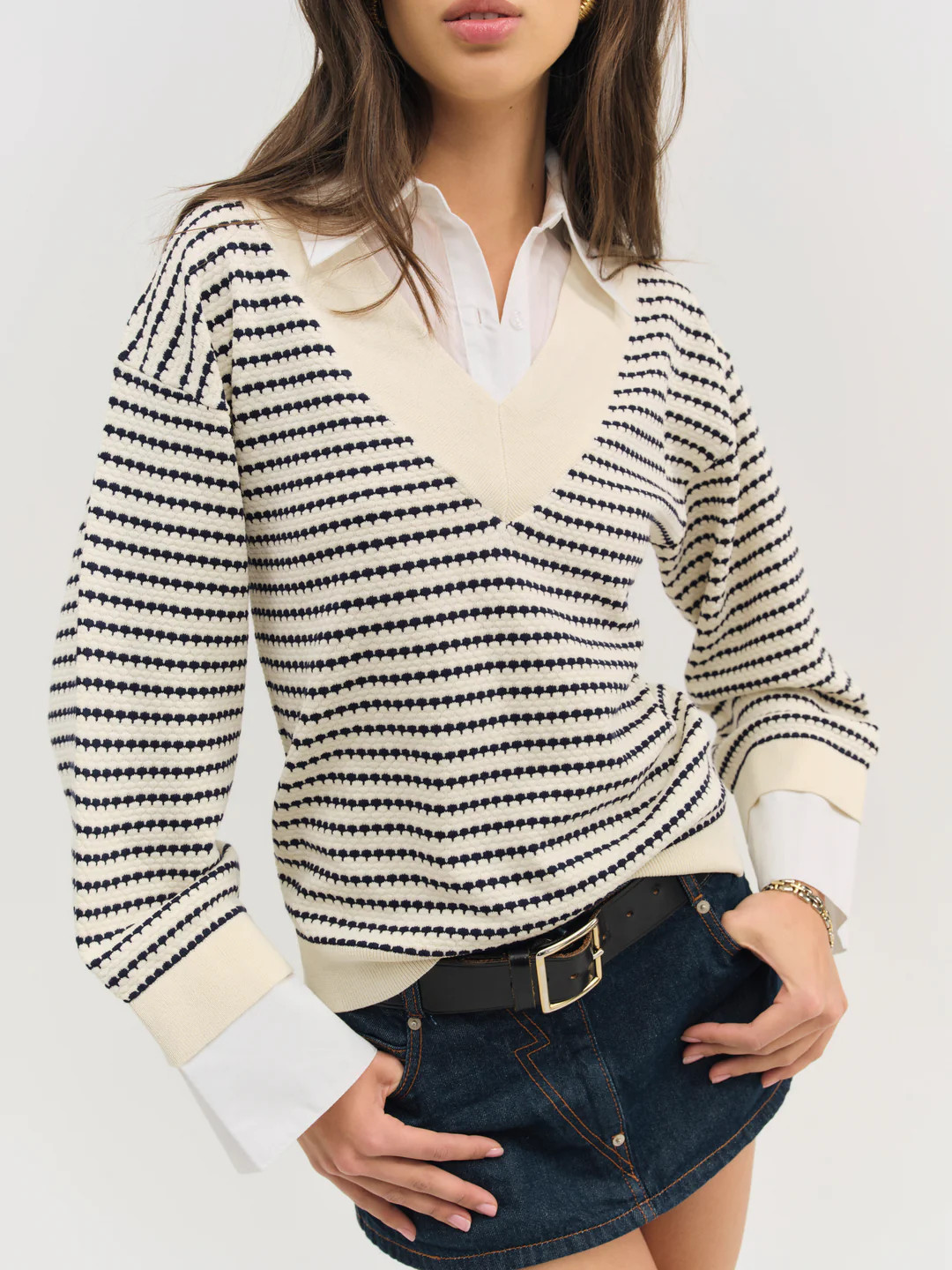 Regatta Stripe Knit Sweater | For Love & Lemons