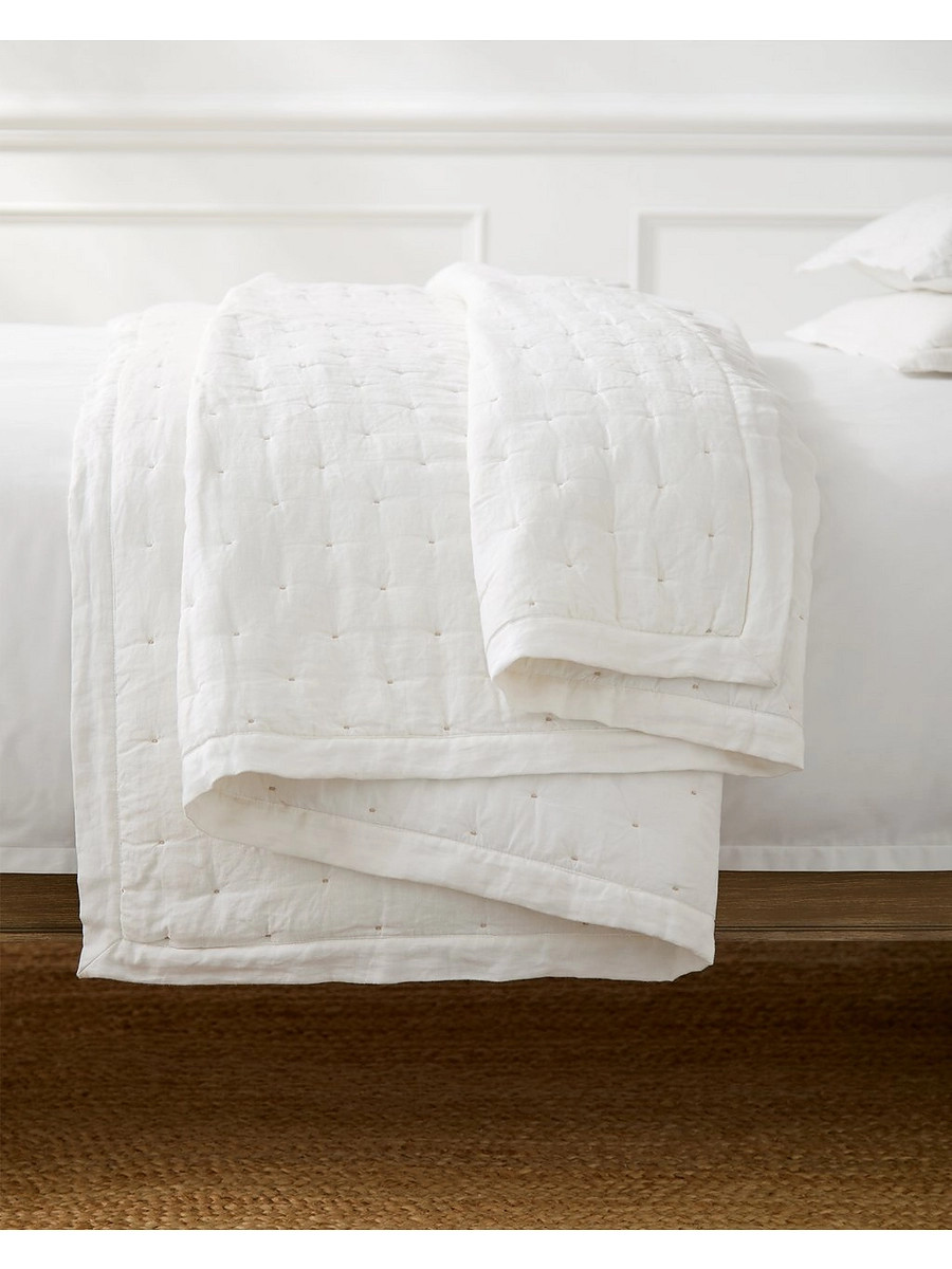 Sutter Linen Quilt | Serena and Lily