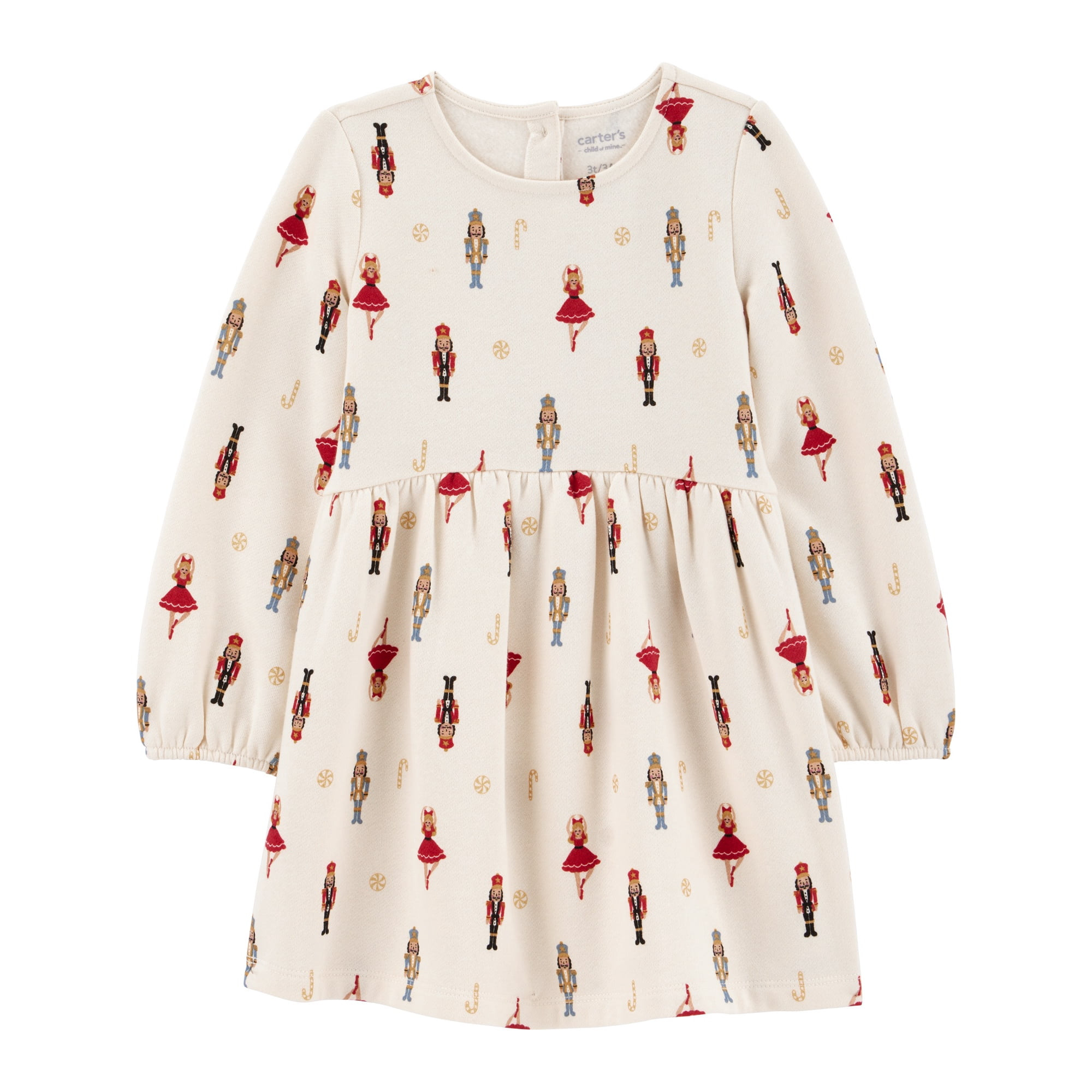 Carter's Child of Mine Baby and Toddler Girl Holiday Dress, Sizes 12M-5T | Walmart (US)