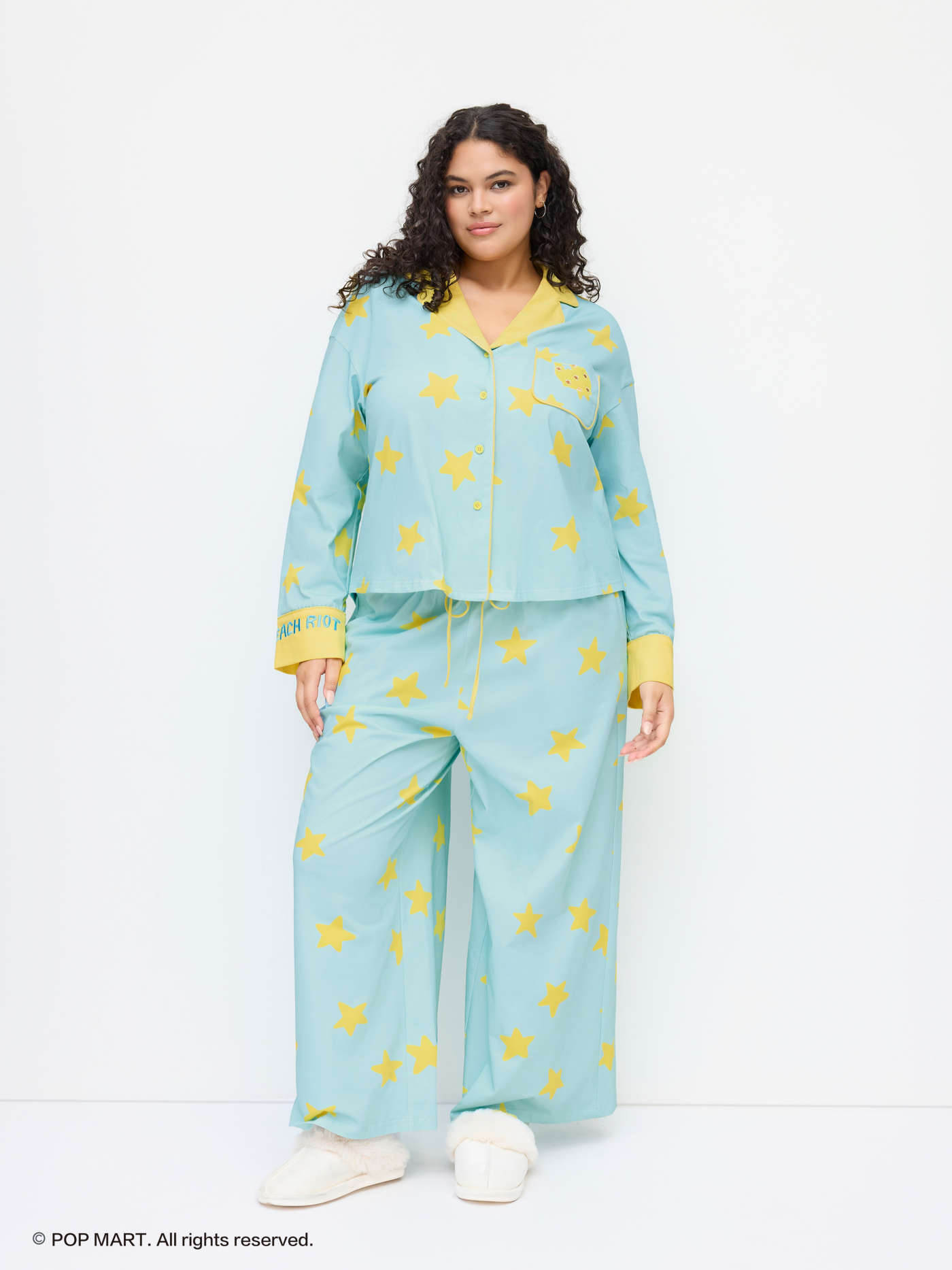 Knit Fabric Cider｜Peach Riot - Amongst The Stars Sleep Set Curve & Plus For Bedroom | Cider