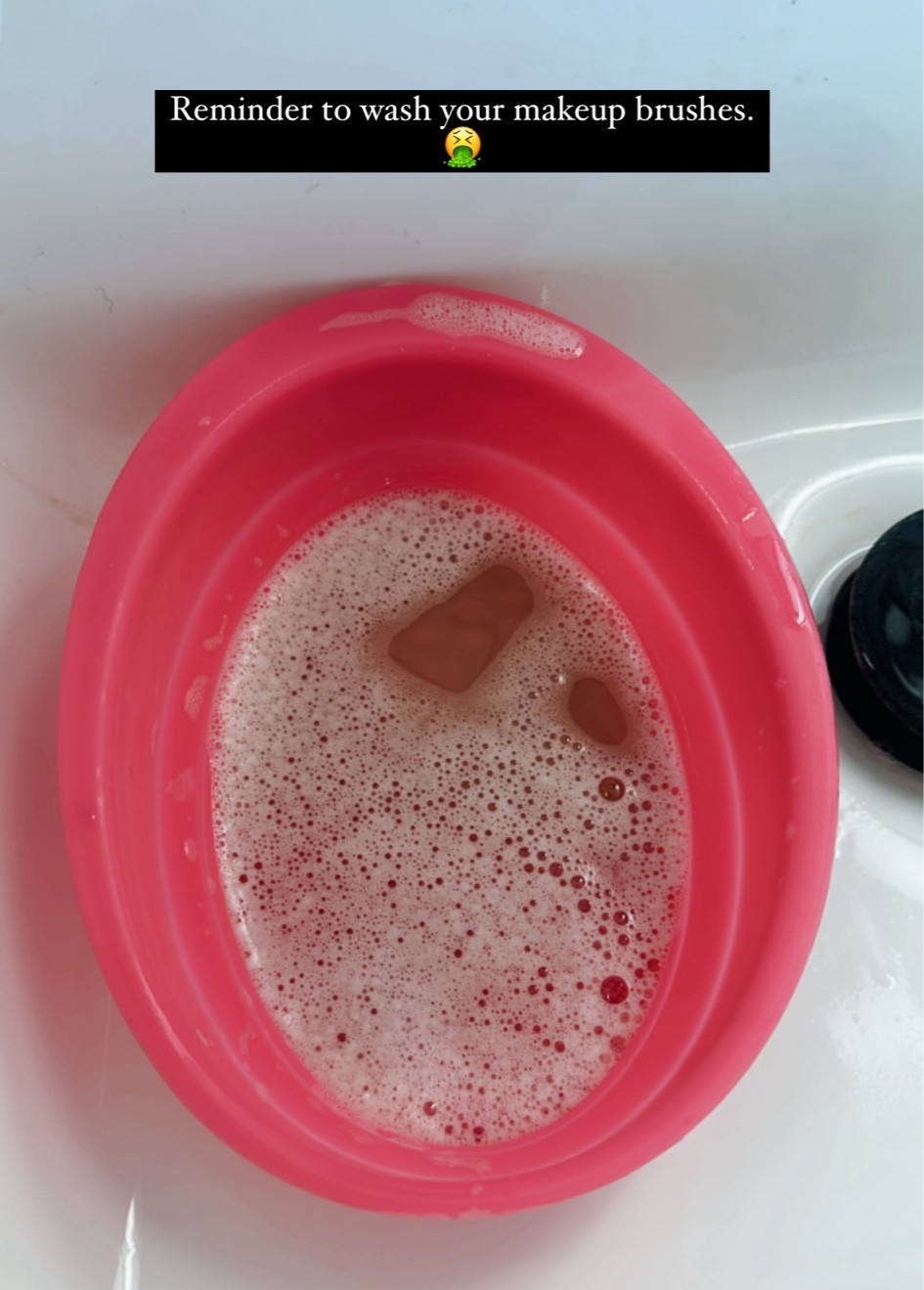 Makeup brush bathtub 😂 wash your makeup brushes, friends! 

#LTKHome #LTKBeauty