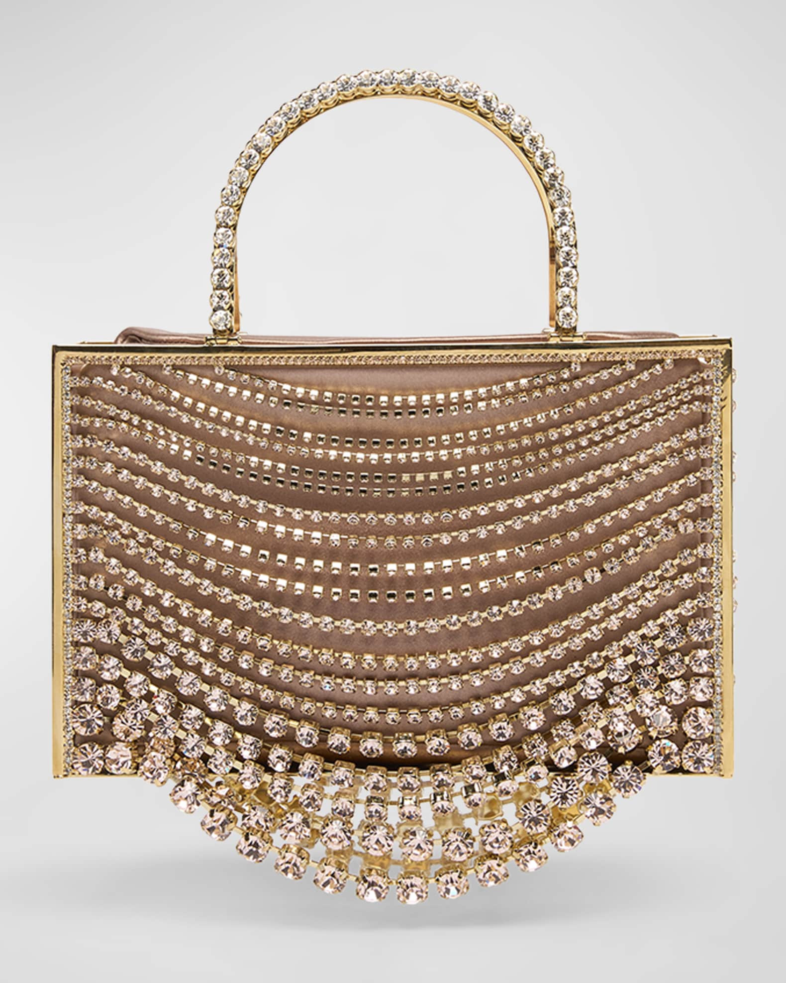 Benedetta Bruzziches Giulietta Degli Spiriti Chain Crystal Top-Handle Bag | Neiman Marcus