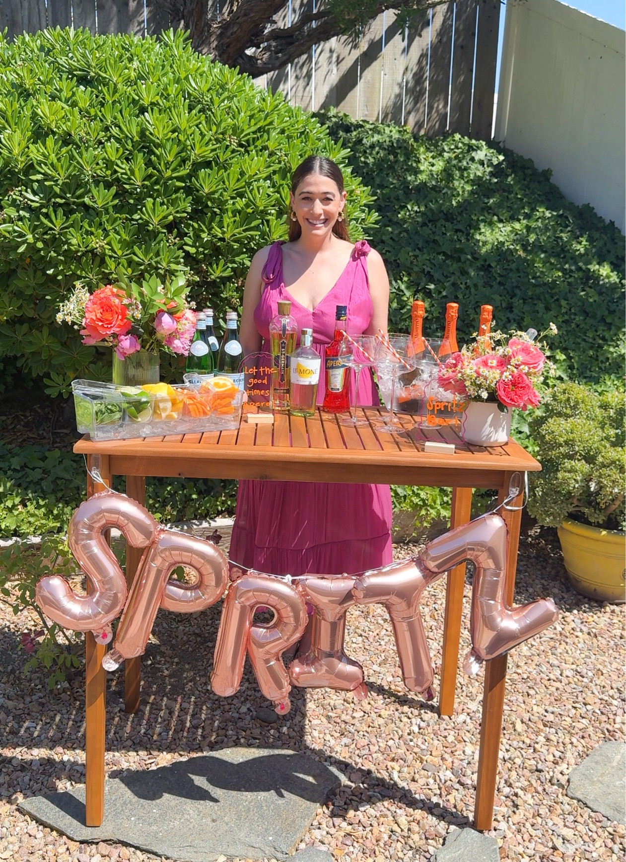 How to create the perfect Spritz Bar for summer! 

#LTKHome #LTKSeasonal #LTKParties