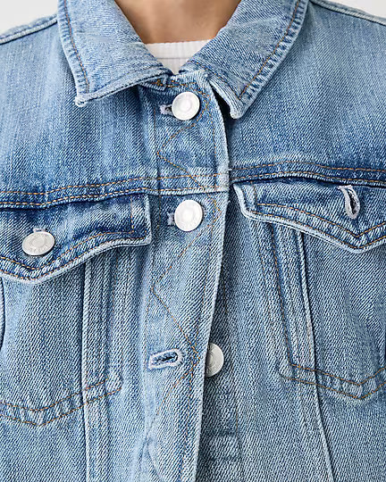 New classic denim jacket in Bianca wash | J. Crew US