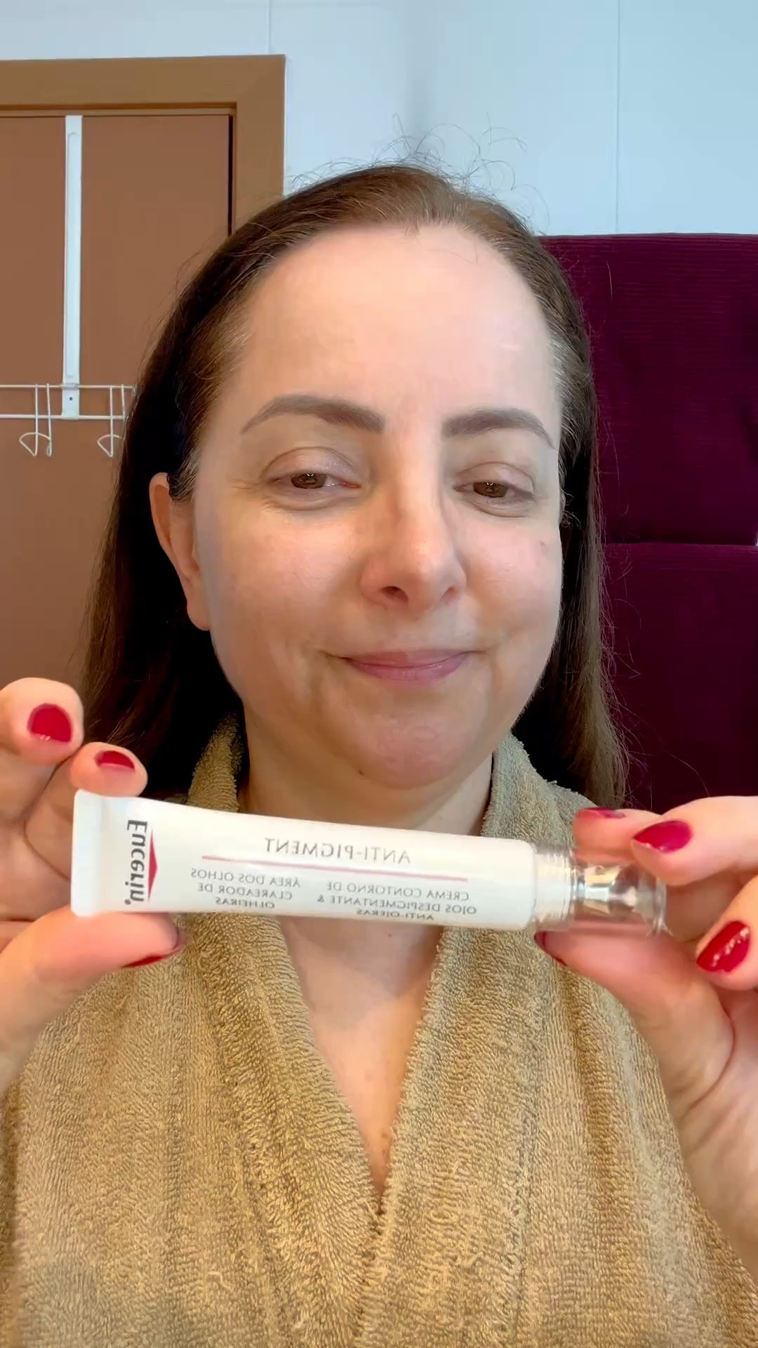 Tratando a área dos olhos com Eucerin Anti-pigment.

#LTKbeleza #LTKbrasil