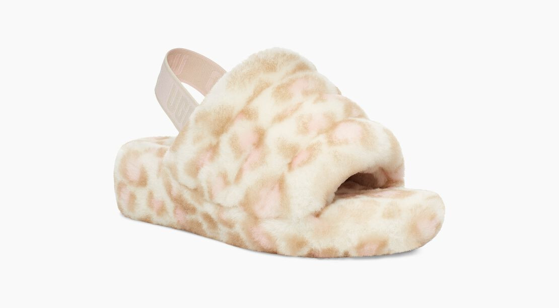 Fluff Yeah Slide Panther Print | UGG (US)