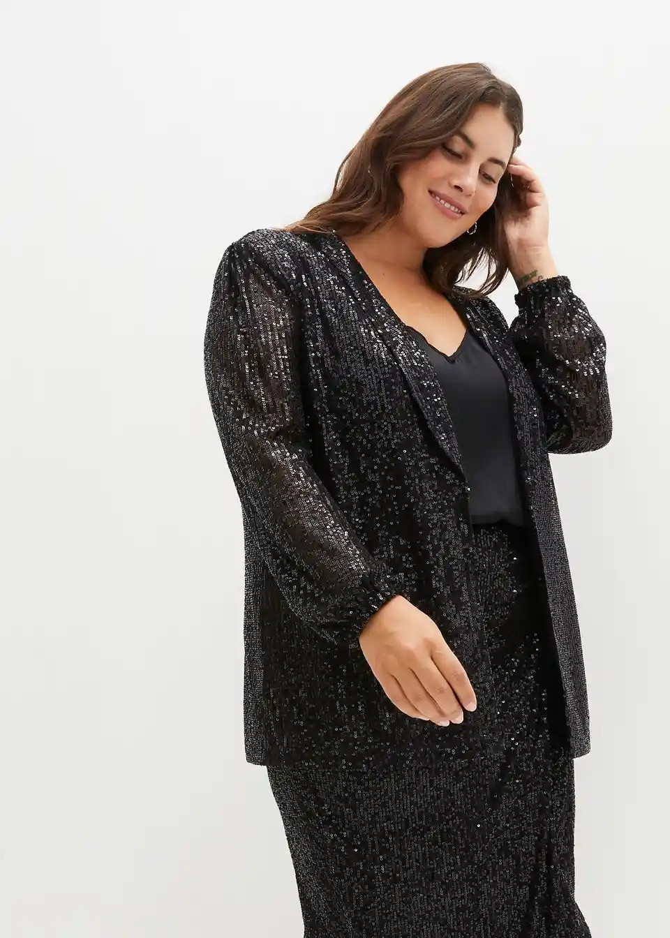 Blazer mit Pailetten | Bonprix DE