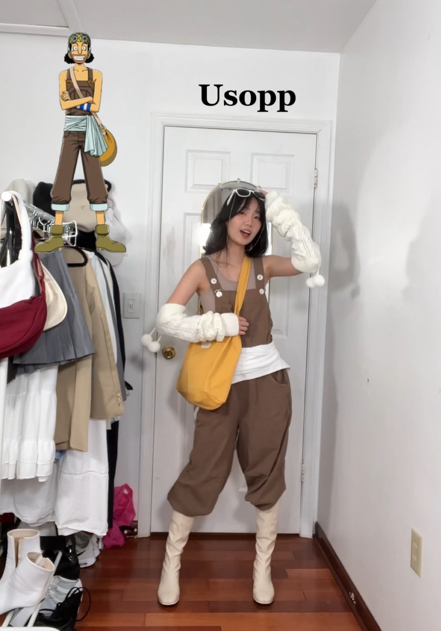 Overalls: Amazon
Bralette: YesStyle 
Boots: Aliexpress 
Arm warmer: YesStyle 
Bag: Amazon 