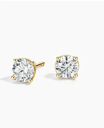 Gold Diamond Studs | Corace Collection