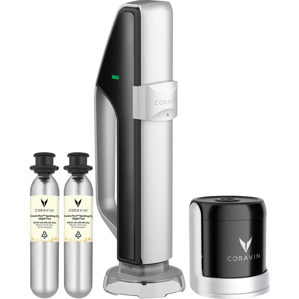 Coravin Sparkling Wine Preservation System in Silver/black at Nordstrom | Nordstrom