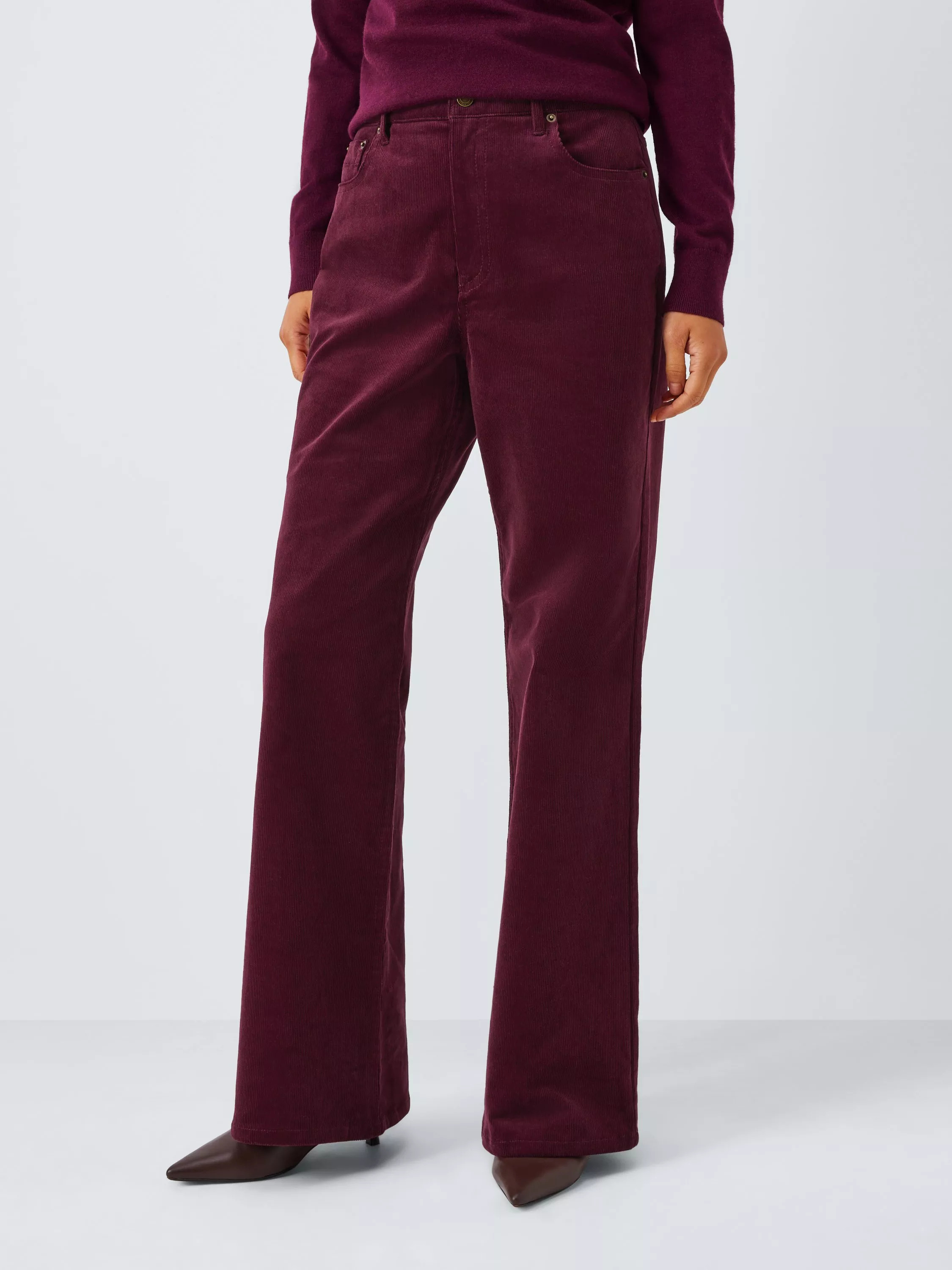 John Lewis Flared Corduroy Trousers | John Lewis (UK)