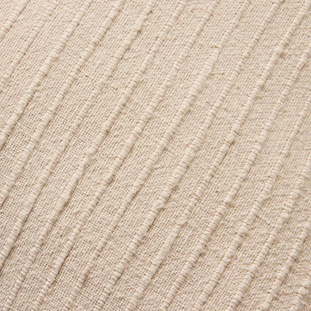 24"x24" Slub Striped Fringe Square Throw Pillow - Hearth & Hand™ with Magnolia | Target