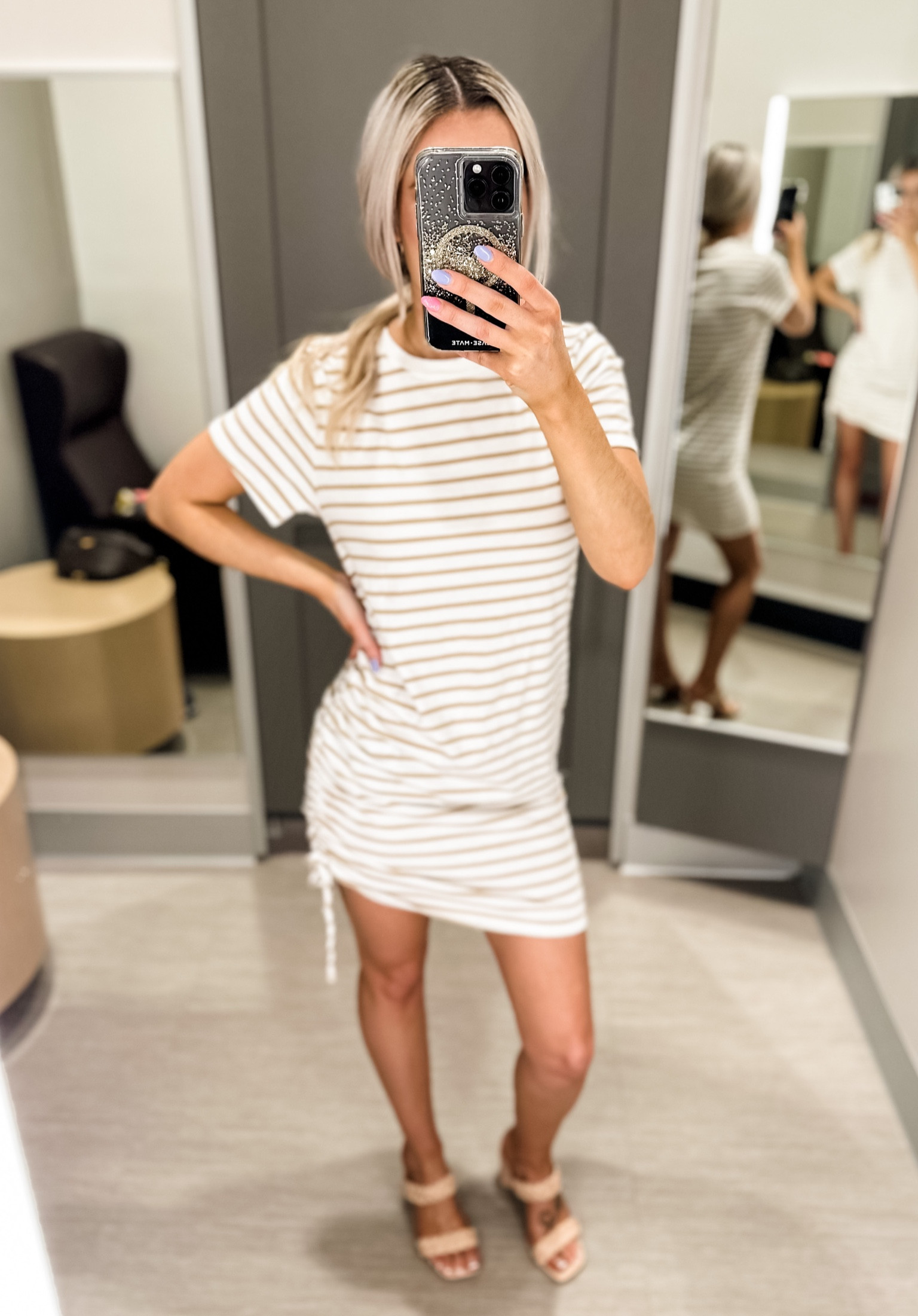 Comfy ruched Tshirt dress! Perfect every day dress for spring and summer! Casual vacay dress. Target spring finds

#LTKshoecrush #LTKsalealert #LTKstyletip