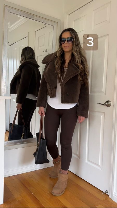 Brown leggings are true to size / wearing sz small
Faux furcrop brown jacket is true to size / wearing sz S
Ugg boots are true to size / linked exact
Leather tote black brown bag is high quality!


#LTKHoliday #LTKGiftGuide #LTKSeasonal