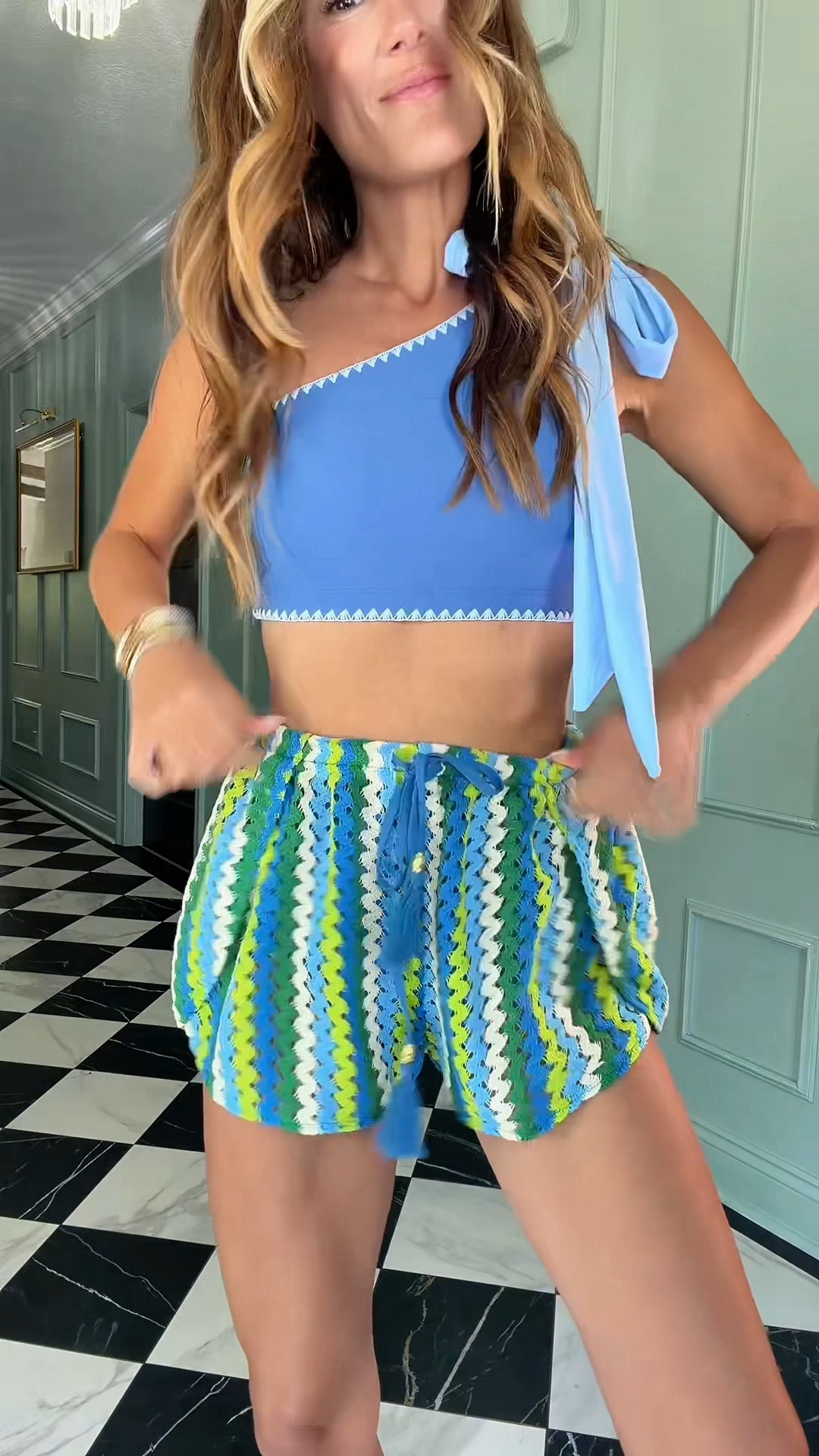 Full coverage swimsuit 
Swim cover up

#LTKOver40 #LTKMothersDay #LTKSeasonal