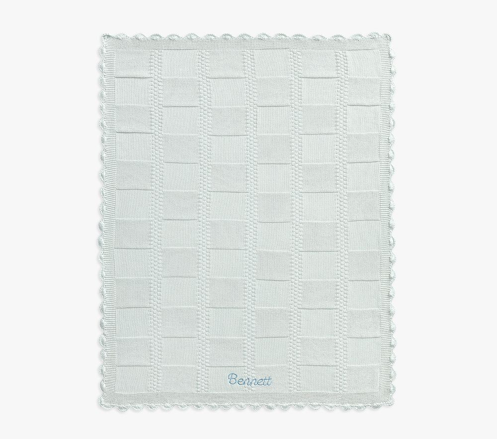 Cotton Knit Patchwork Organic Baby Blanket | Pottery Barn Kids