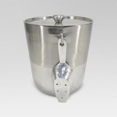 Hammered Metal Ice Bucket with Ice Scoop - Threshold™ | Target