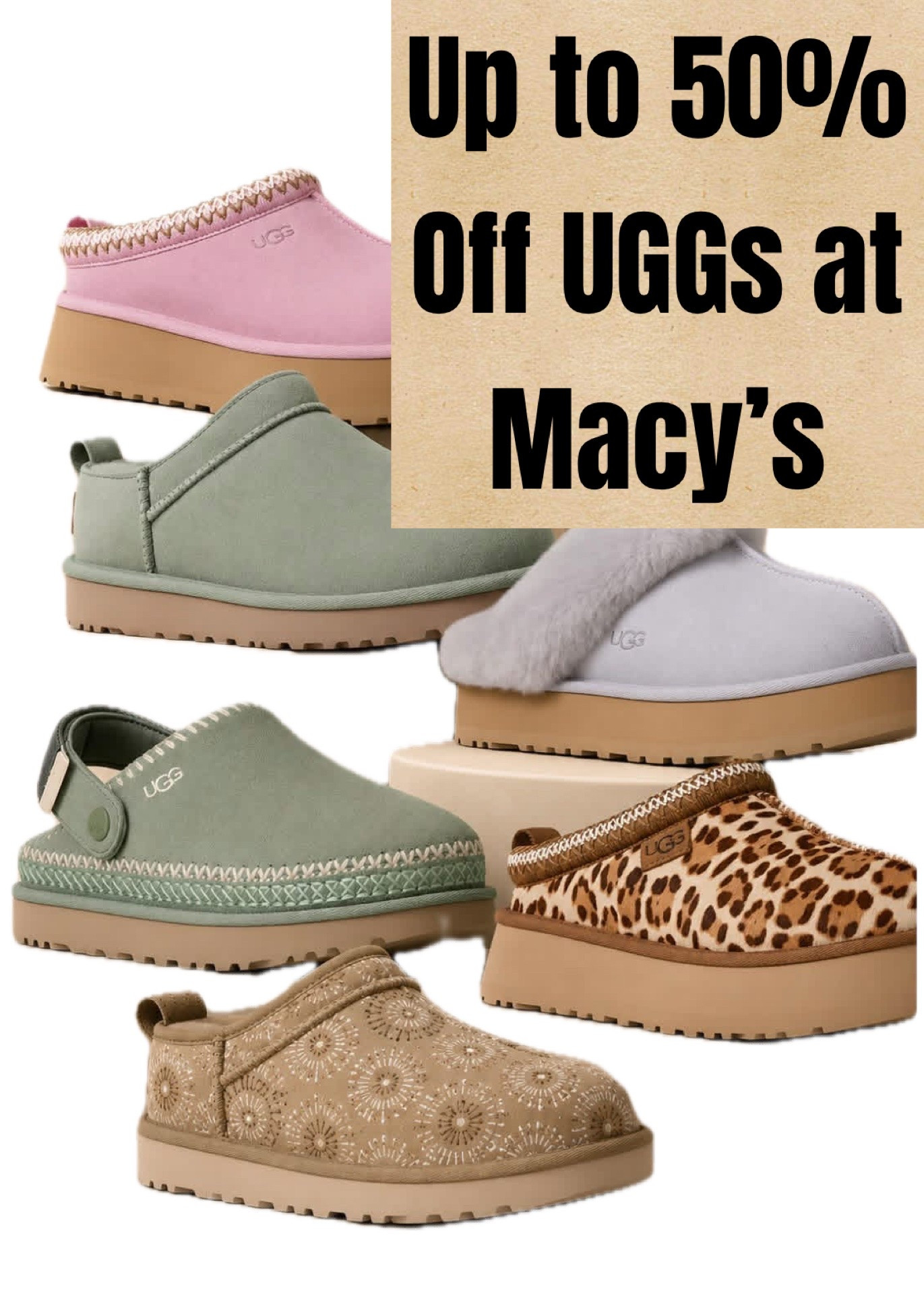 Macy’s is having a huge one day flash sale on UGGs!! Several fantastic styles on sale up to 50% Off! Sizes going super fast at the marked down pricing - plus, they all ship FREE!

#LTKSeasonal #LTKSaleAlert #LTKootd