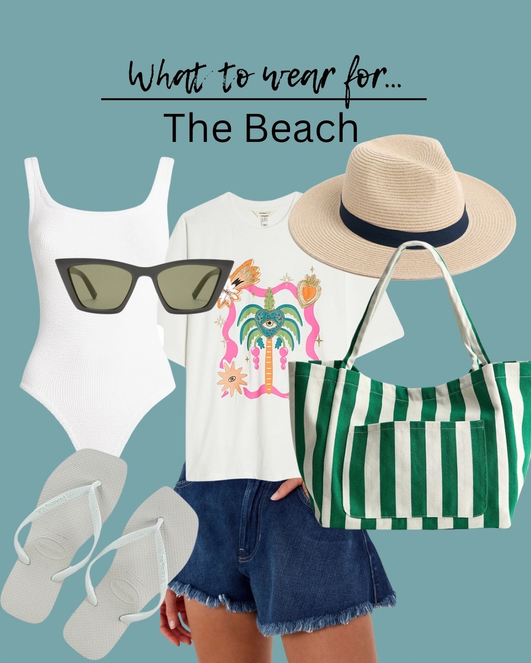 What to wear for the Beach

#LTKsummer #LTKstyletip #LTKswimwear