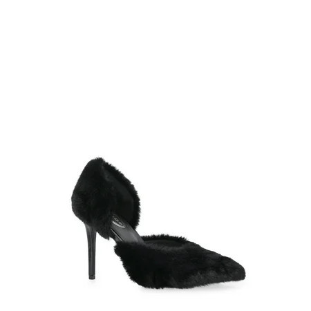 Scoop Women s Faux Fur Stiletto Heels | Walmart (US)