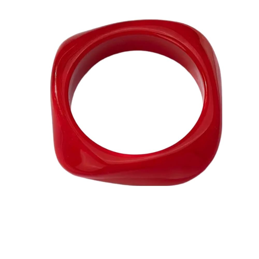 Colorful Acrylic Resin Open Bracelet Geometric Simple Transparent Tortoiseshell Acetate Plate Cuf... | Amazon (US)