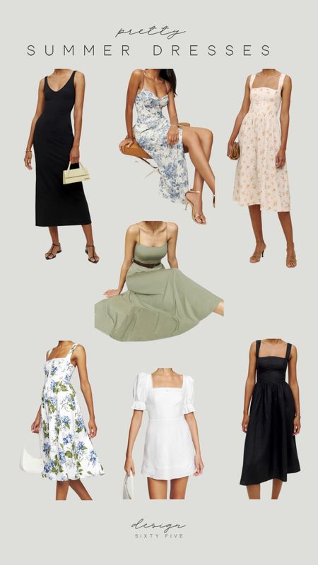 My top picks for beautiful, comfortable, and versatile summer dresses from Reformation 👗 

floral dress, black dress, white dress, blue and white dress, linen dress, wedding guest, 4th of July, summer party

#LTKSeasonal #LTKwedding