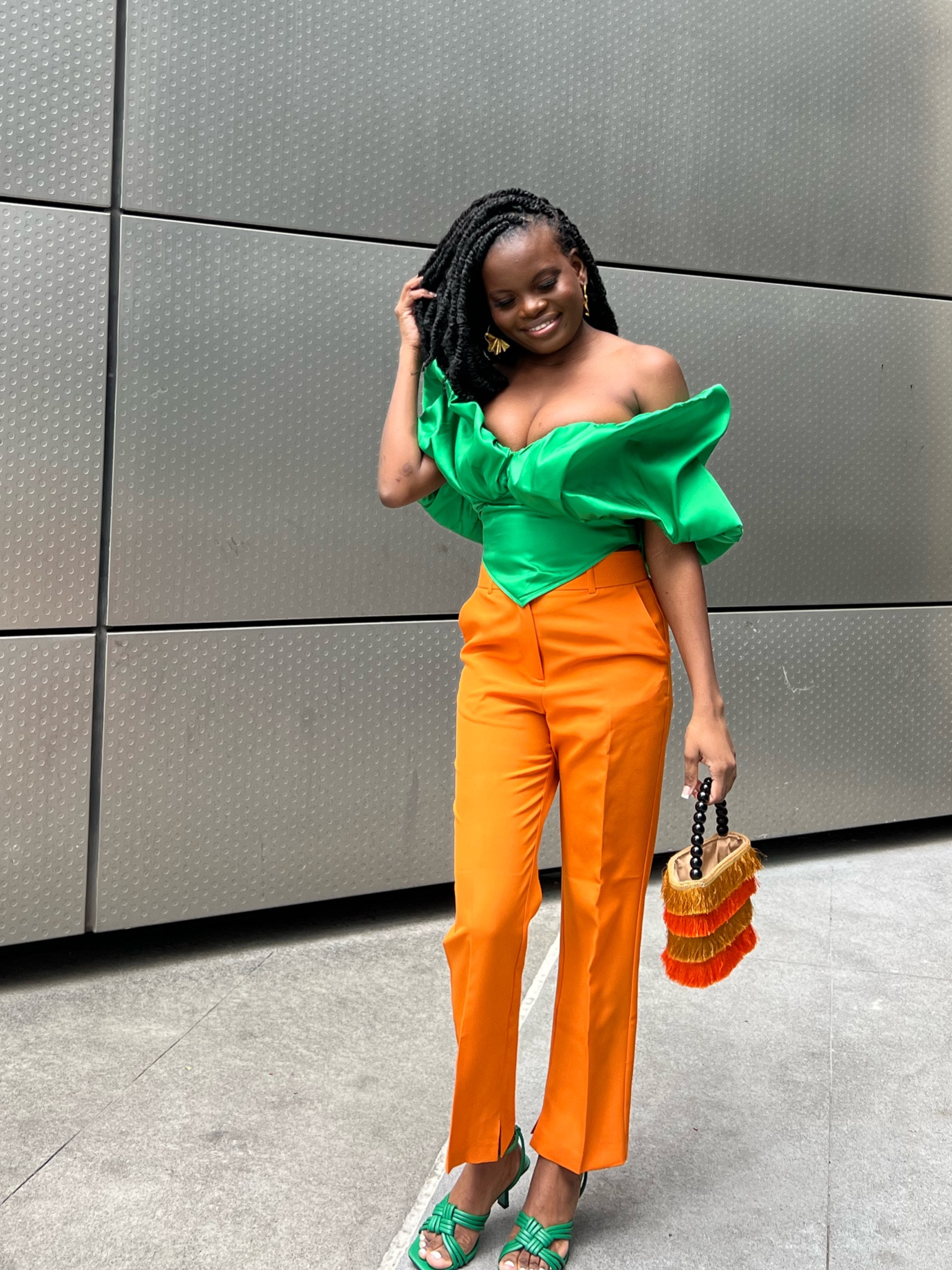 Spring Favs| Spring outfit inspiration | spring outfit looks| ASOS outfit inspiration |Orange pants | Green blouse 

#LTKSale #LTKSeasonal #LTKsalealert