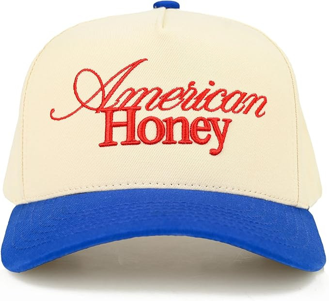 Premium Embroidered Hat | American Honey Hat (US, Alpha, One Size, Royal/Natural) at Amazon Men... | Amazon (US)