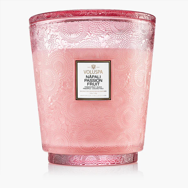 Nāpali Passion Fruit - 5 Wick Hearth Candle | Voluspa