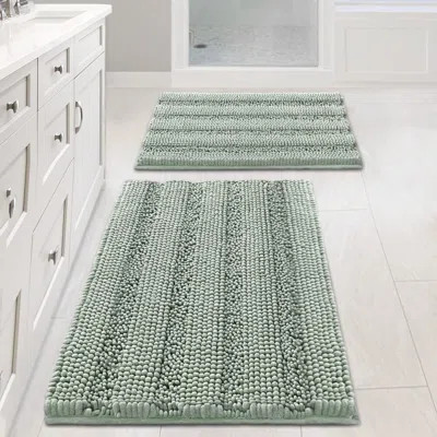 Sage Chenille Bathroom Rug Set | Wayfair North America