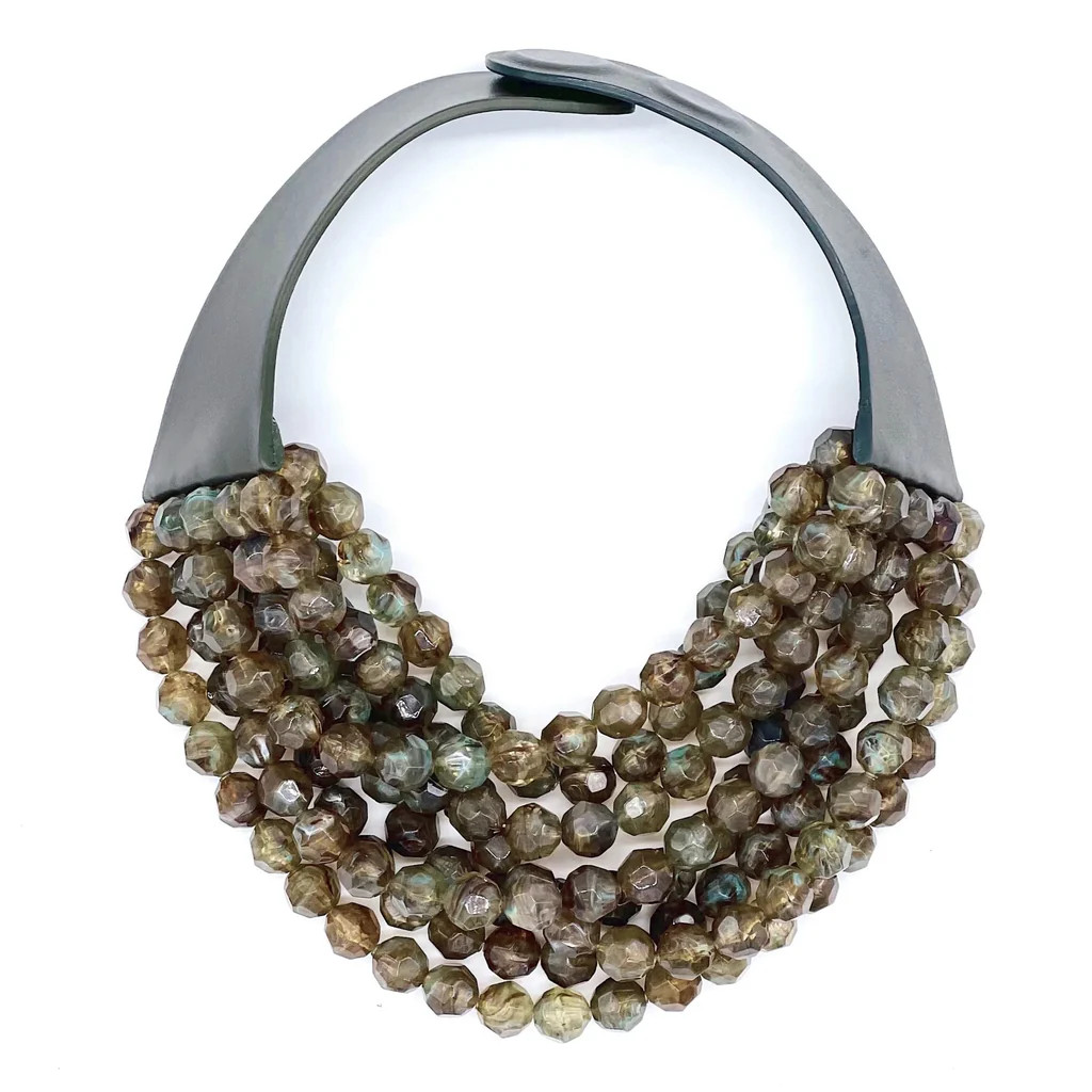 BELLA NECKLACE - CAMOUFLAGE | Heidi Houston