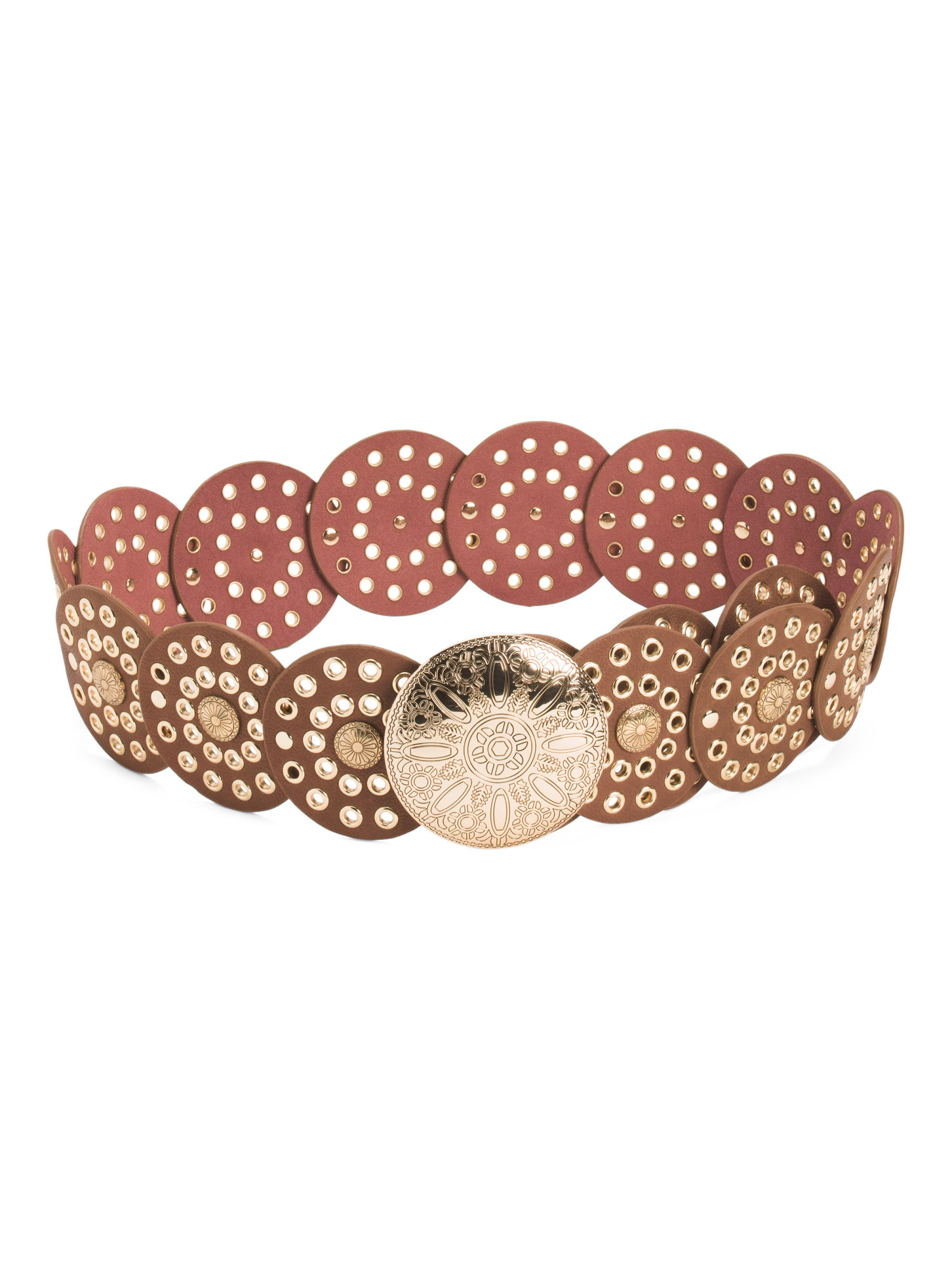 Leather Western Style Disc Belt | Accessories | Marshalls | Marshalls