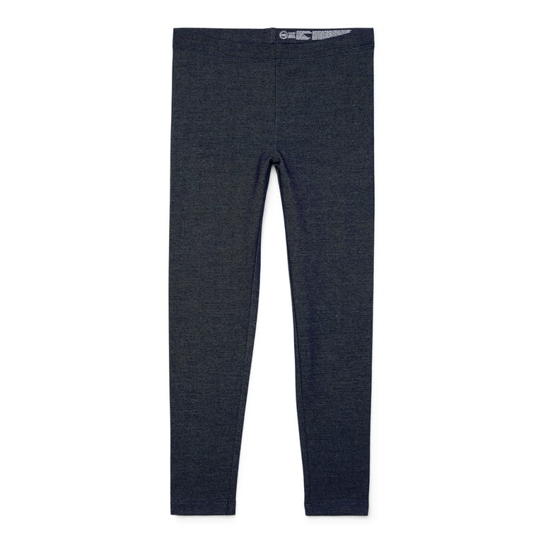 Wonder Nation Girls Kid Tough Leggings, Sizes 4-18 & Plus | Walmart (US)