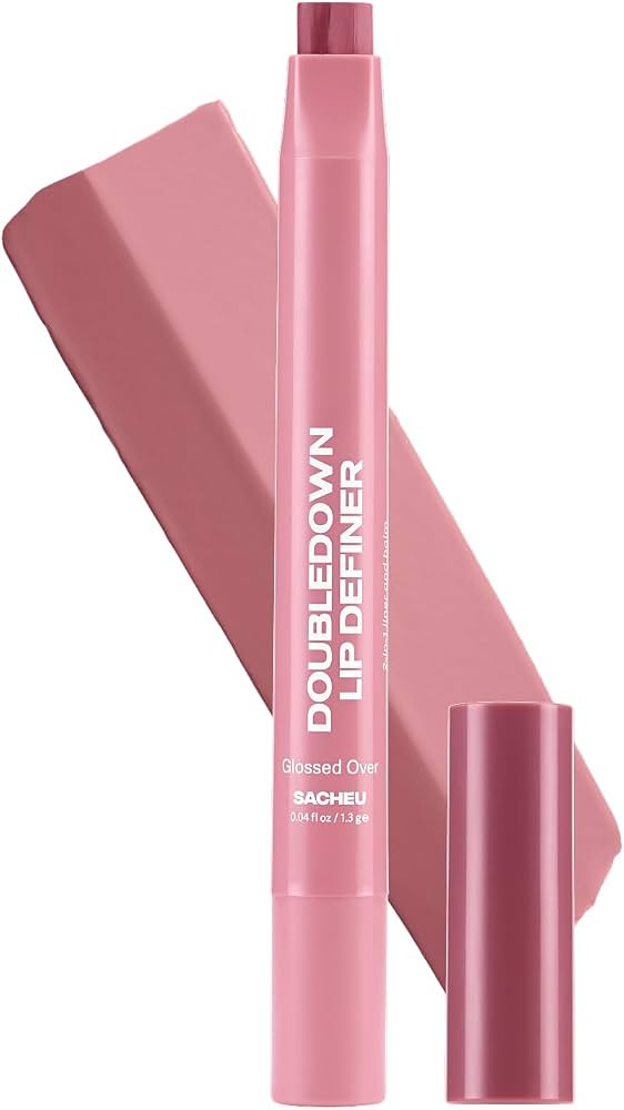Sacheu DoubleDown Lip Definer, 2-in-1 Liner & Balm, Buildable, Glossed Over | Amazon (US)