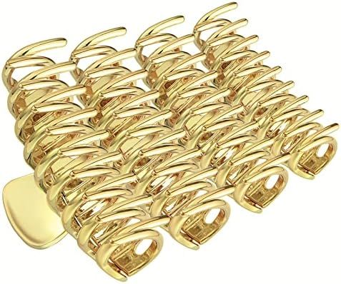 TOCESS Big Hair Clips for Women Large Claw Clips for Thin Thick Hair, Upgraded New Electroplated ... | Amazon (US)