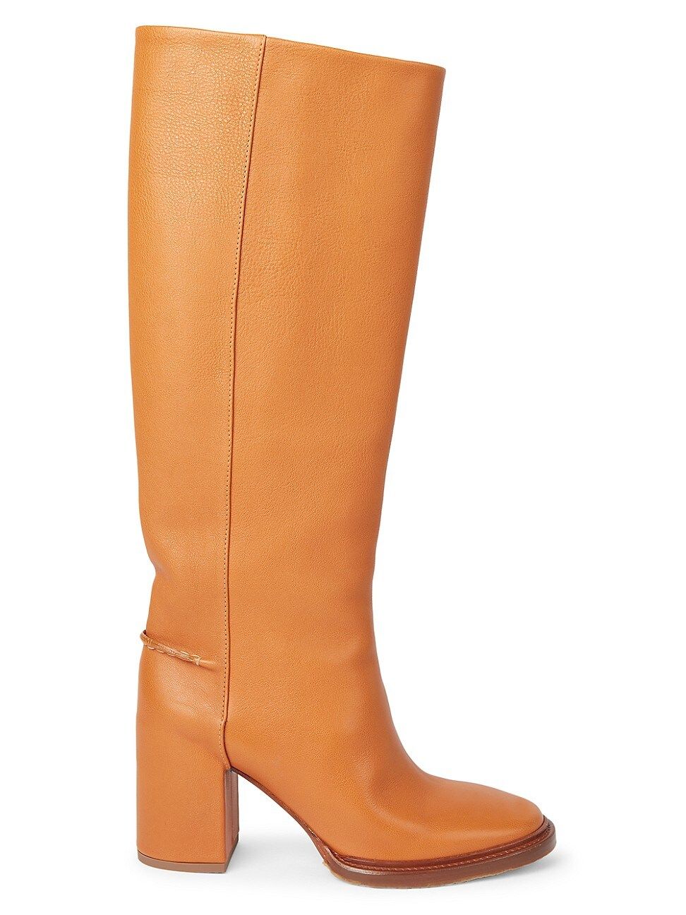Chlo Edith Leather Knee-High Boots | Saks Fifth Avenue