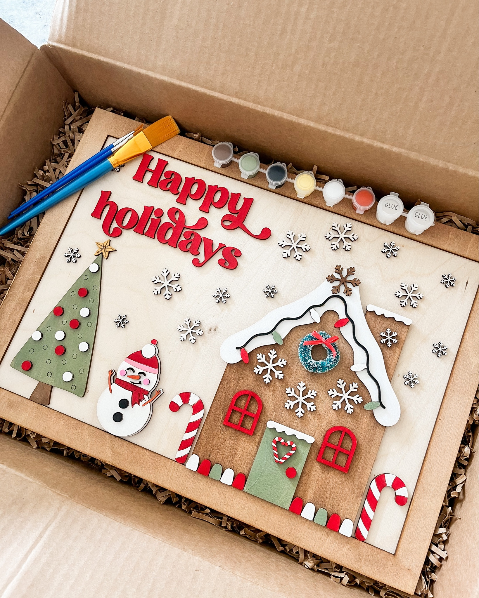 Christmas DIY decor, Holiday DIY decor, Gingerbread House paint kit, craft kit, all supplies included, unique family gift, Christmas decor, Holiday decor, craft supplies, gift idea for kids, teen tween, young adult. Adult, gift idea for grandchildren, family gift idea, Thanksgiving day activity 

#LTKHoliday #LTKFamily #LTKSeasonal