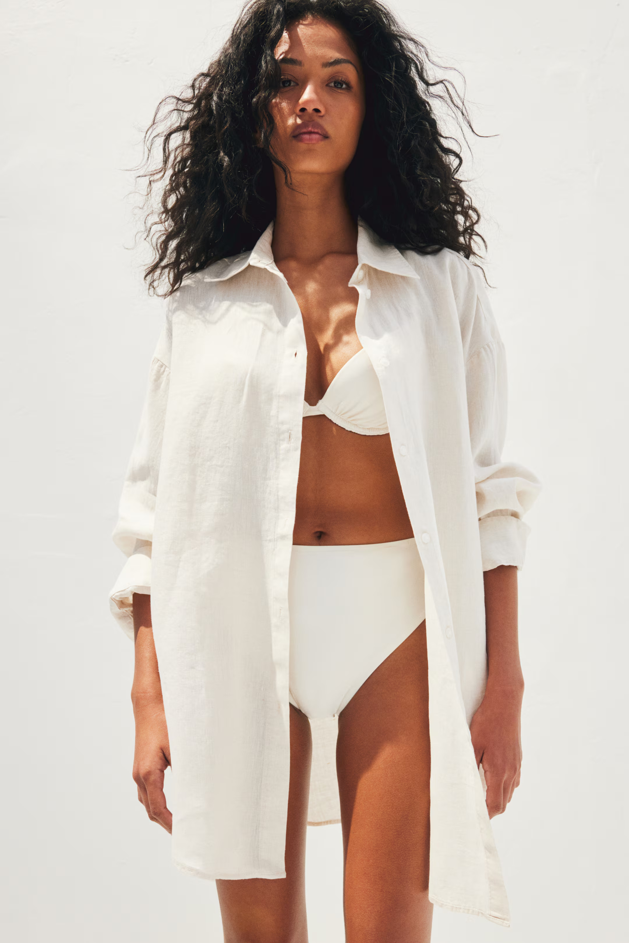 Linen beach shirt | H&M (UK, MY, IN, SG, PH, TW, HK)